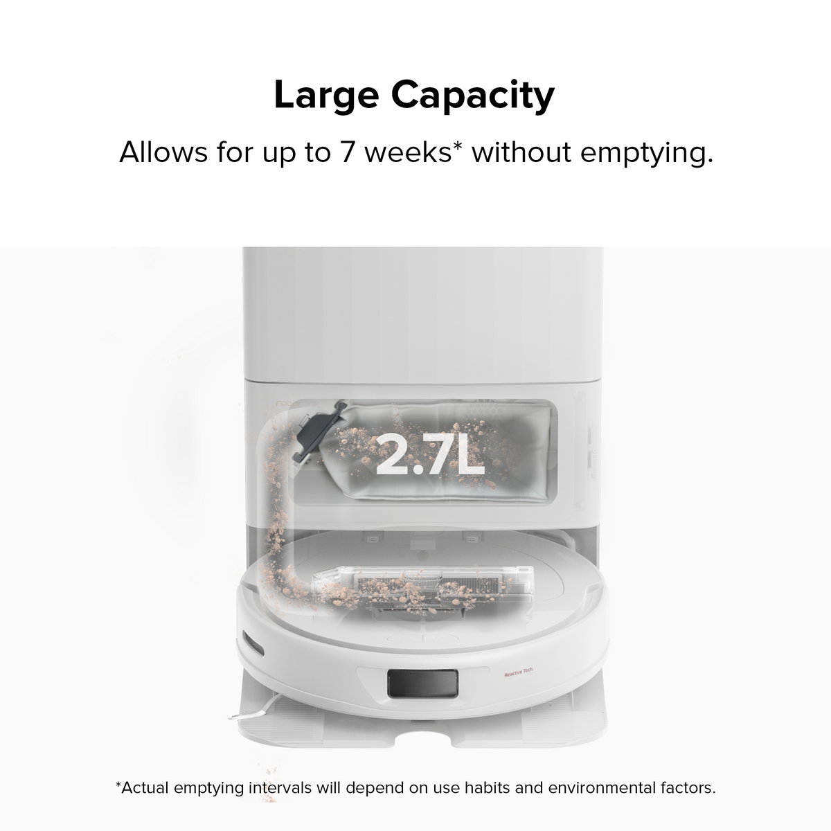 Sacchetti Ricambio Per Roborock S8 MaxV Ultra / S8 Max Ultra - 14 Pezzi, Alta Capacità, Materiale PP - Foto 5