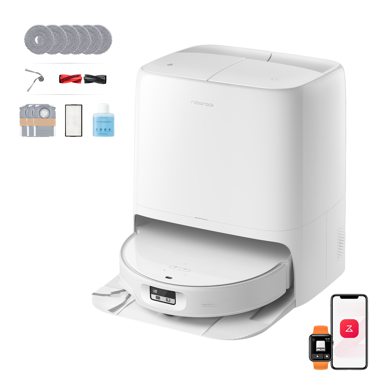 Roborock Saros 20 Neo Bianco Image