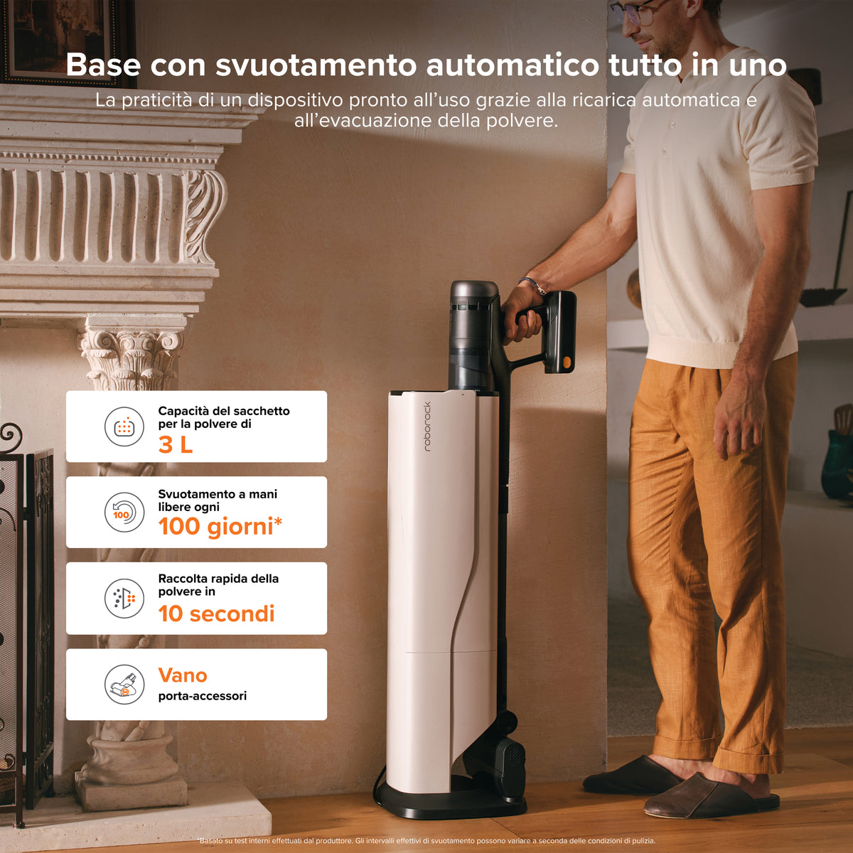 6 Sacchetti Polvere Di Ricambio Per Xiaomi Roborock H7 H6 – Accessori Originali Per Aspirapolvere - 4
