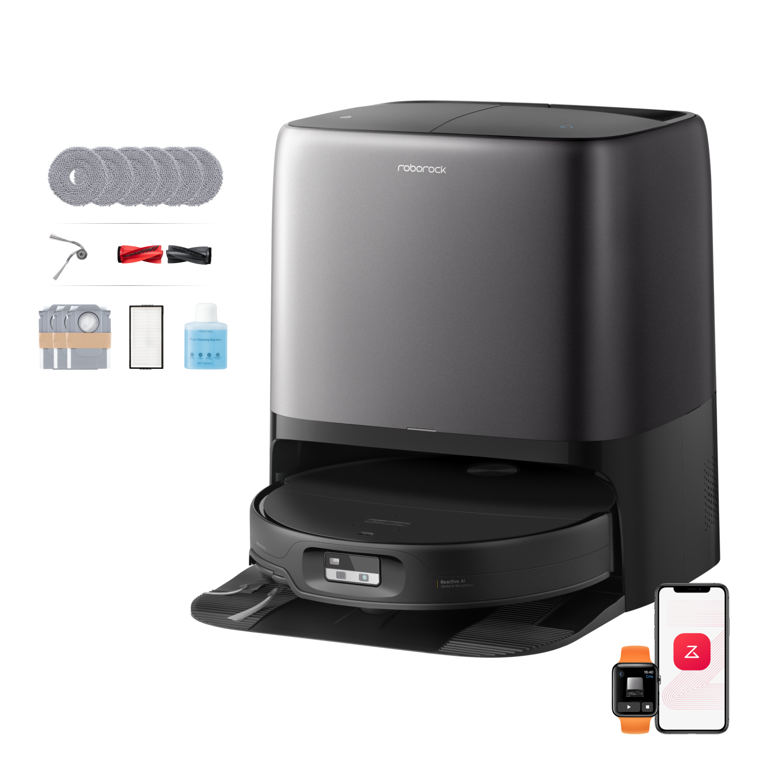 Roborock Saros 20 Neo Nero Image