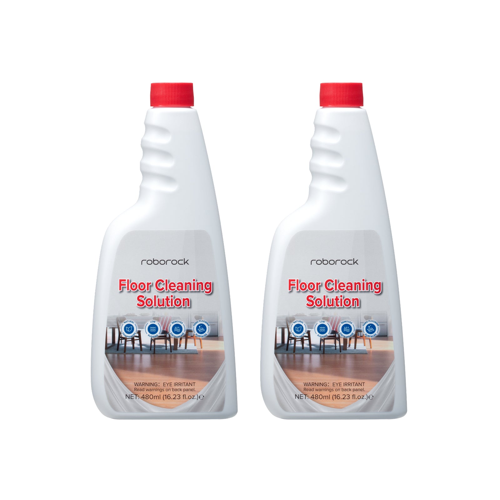 Roborock soluzione detergente per pavimenti 480 ml x2 per robot aspirapolvere e lavapavimenti