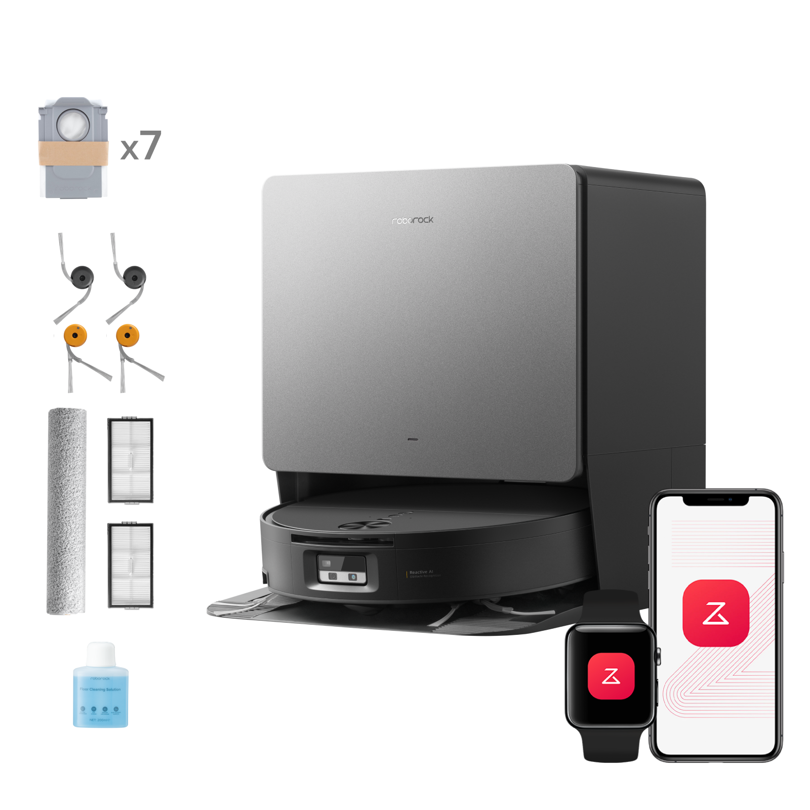 Roborock Saros 20 Flow Complete Nero Image
