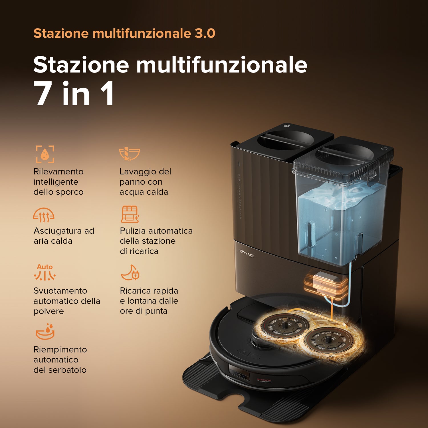 Robot aspirapolvere Roborock Qrevo Master