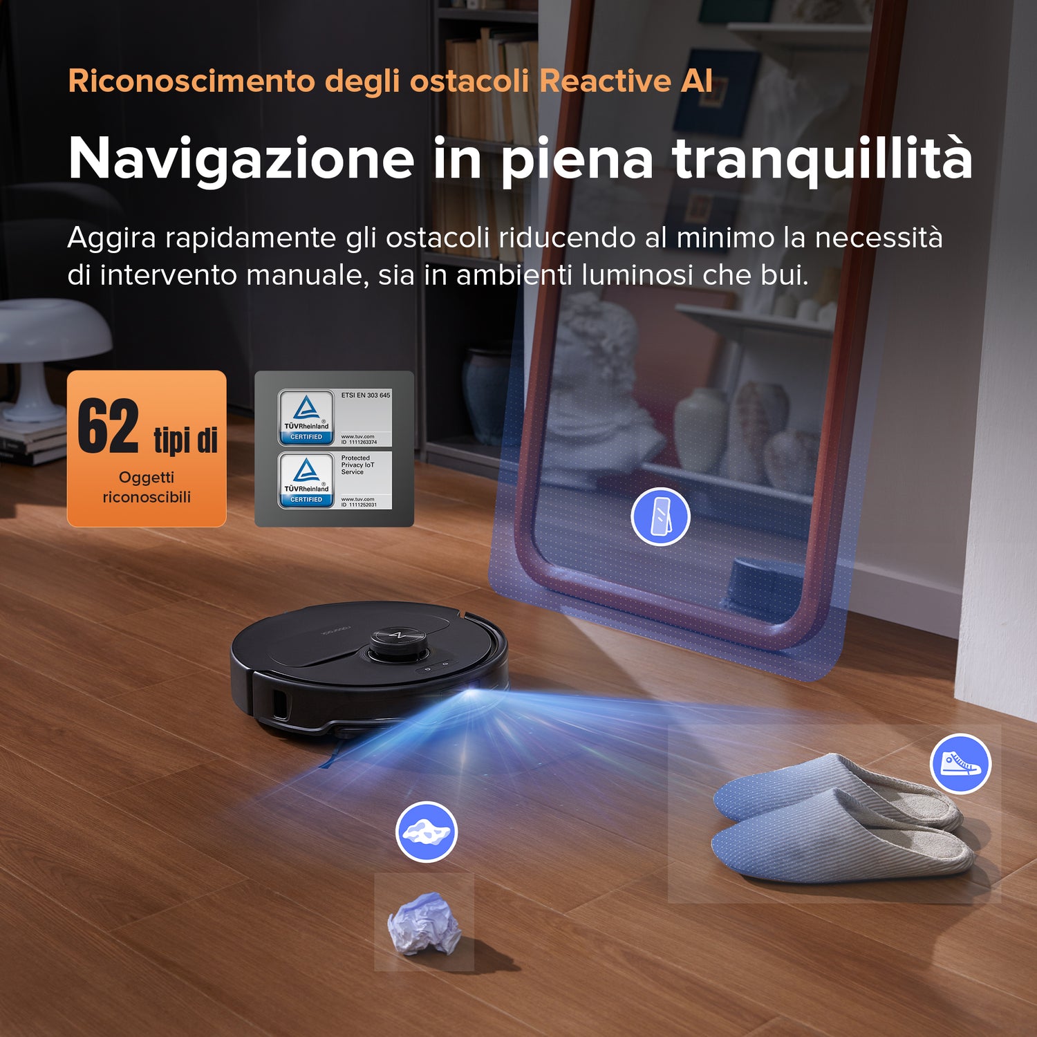 Robot aspirapolvere Roborock Qrevo Master