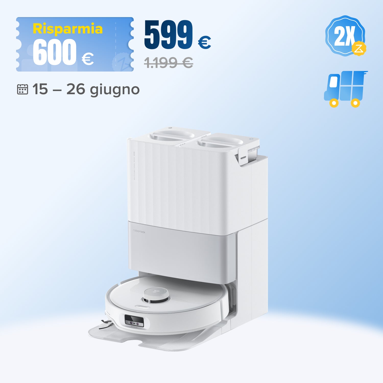 Roborock Qrevo Edge Ricondizionato – 90% come nuovo