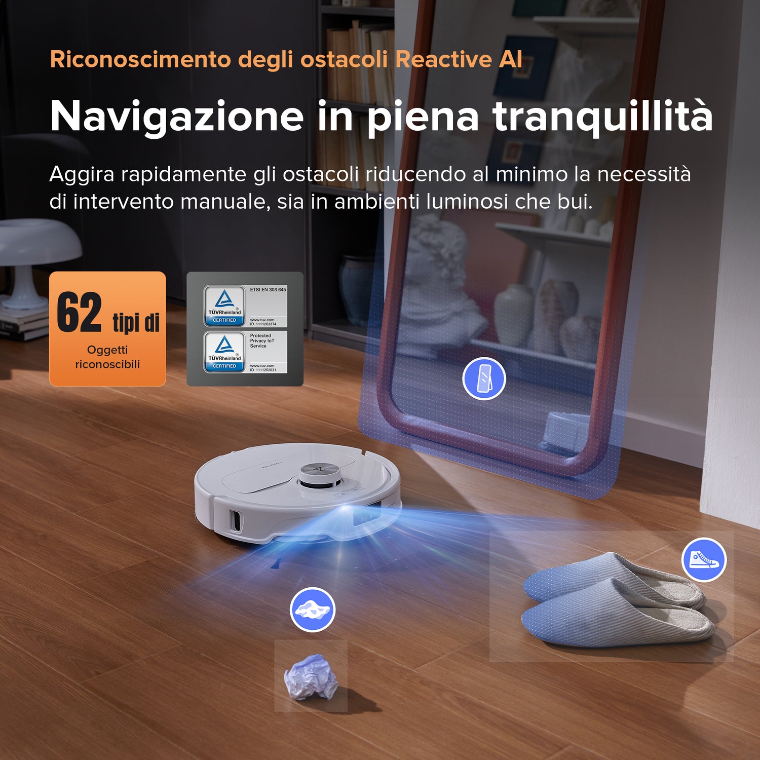 Robot aspirapolvere Roborock Qrevo Master