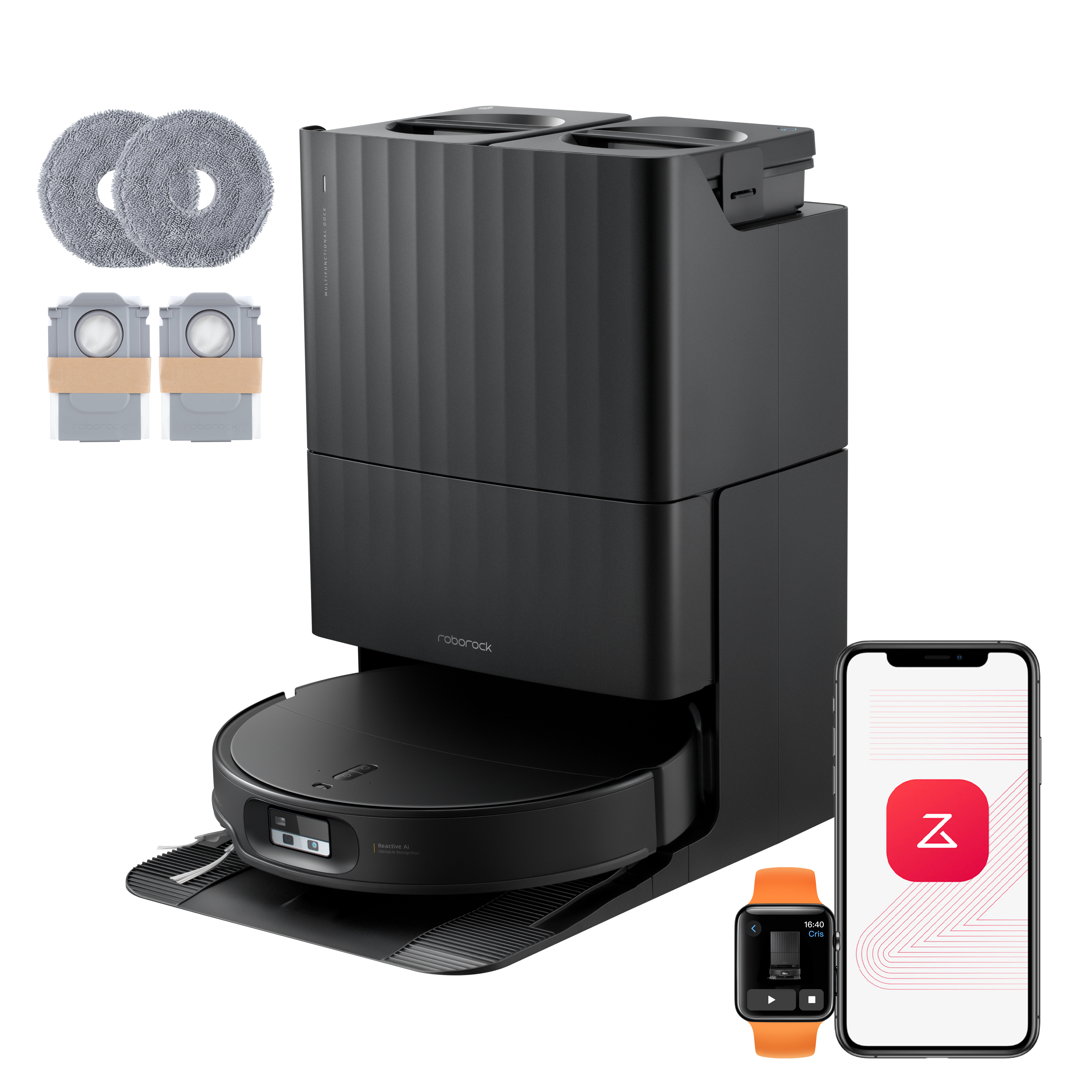 Roborock Qrevo Edge 2 Set Nero Image