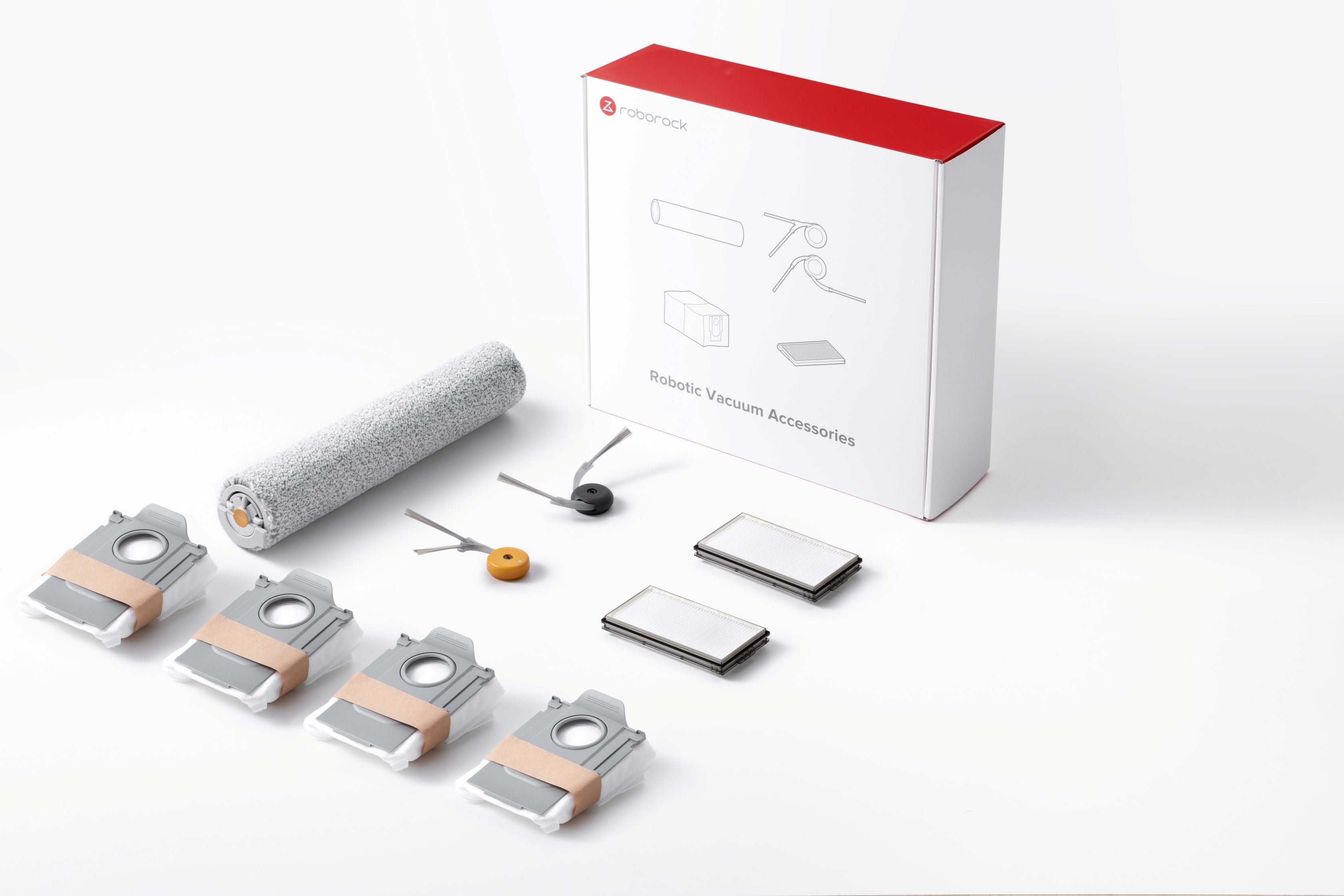 Roborock Qrevo Edge 2 Flow/Saros 20 Flow Complete Bianco Kit di Accessori Original